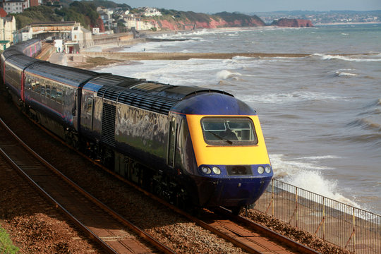 Fototapeta The Dawlish train