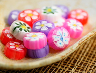 花模様　キャンディ