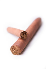 Cigars on White backround