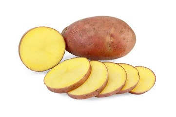 Potatoes sliced