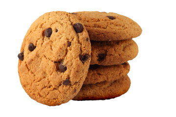 Cookies with chocolate chips.