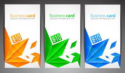 Set of Modern Business Card