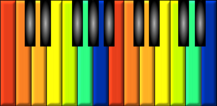 Pianoforte arcobaleno
