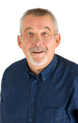 Obraz premium Mann mit Brille