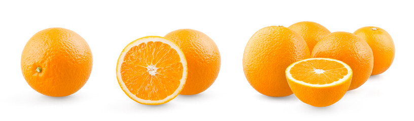 Orange and group of oranges