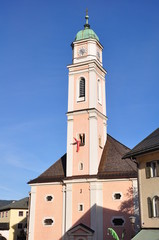 Fototapeta na wymiar Berchtesgaden - Pfarrkirche St. Andreas