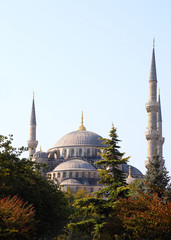 Fototapeta na wymiar The Blue Mosque, Istanbul (Turkey)