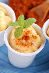 panna cotta allo zafferano - otto
