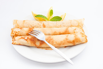 Rolled crepes