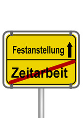Festanstellung vs Zeitarbeit