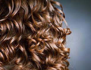 Curly Hair. Hairdressing