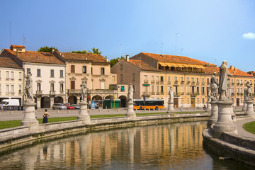 Canal public square Prato della Valle in Padua