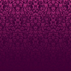 Seamless Damask Pattern Purple