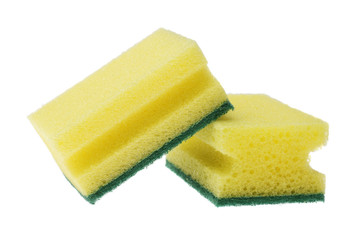 Cleaning sponges shot