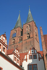 Fototapeta na wymiar Marienkirche in Stendahl (Sachsen-Anhalt)