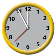 Uhr_Zeit_just in time_termin_Wanduhr