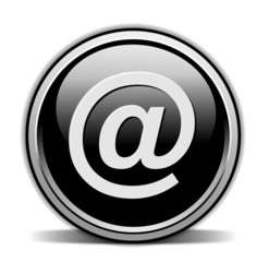 e-mail button, balck