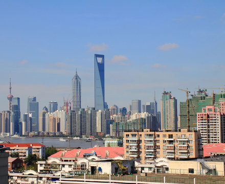 Shanghai Lujiazui Finance & Trade Zone Urban Landscape