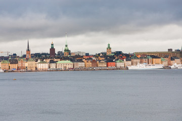 Obraz premium view on Gamla Stan, Stockholm