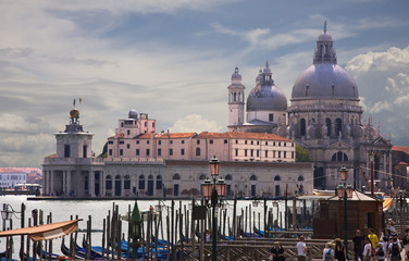 Famous Basilica di Santa Maria della Salute in Venice