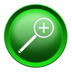 Fototapeta premium Magnifier button