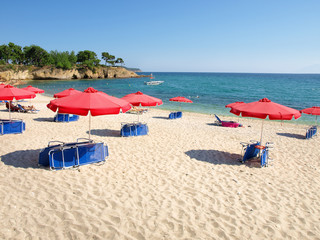 beach ready for summer season