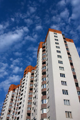 Apartment house against the sky