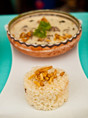 Rice and nuts jelly