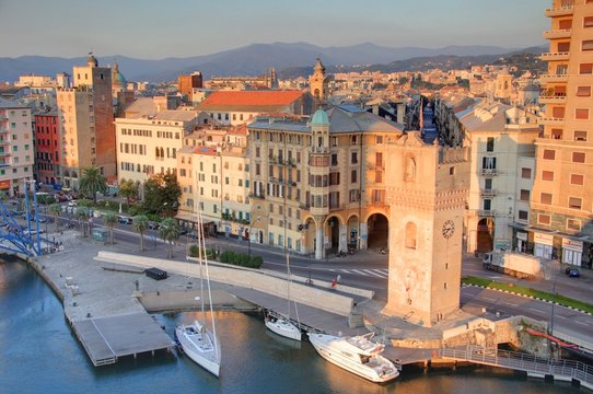 port de savone, le matin
