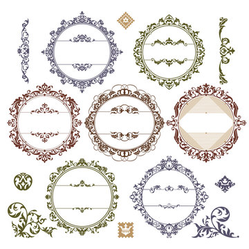 set of royal vintage frames