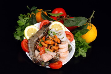 CONDIMENTO DI PESCE CON POMODORO E ARANCE