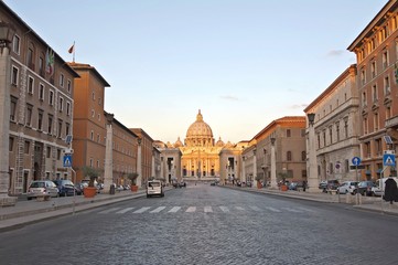 El Vaticano al final de la calle