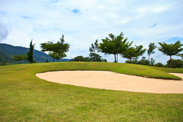 A part of golf course