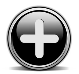 plus button, black