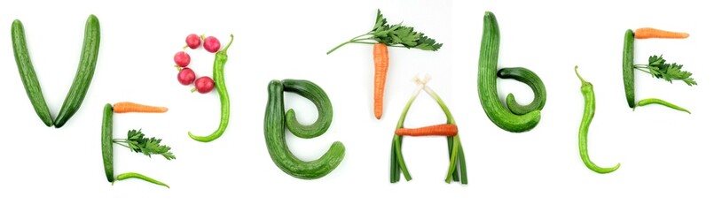 Vegetable text