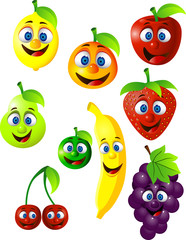Fruits cartoon