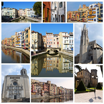 Europe cities collage