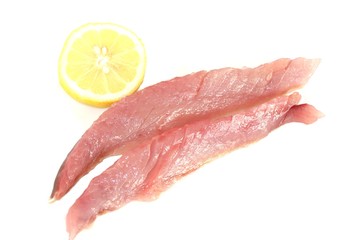 filetti di pesce fresco con limone
