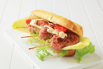 Kofta sandwich