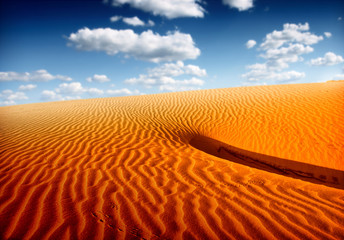 Sand dunes landscape