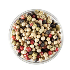 Mixed Peppercorns Isolated