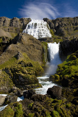 Fototapeta na wymiar Wasserfall Dynjandi Island