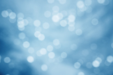 Defocused blue abstract background