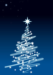 albero di natale schizzo