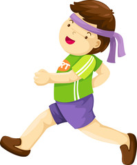 Fototapeta premium Boy running