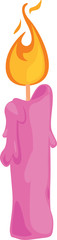 Pink candle