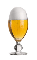 perfect glass of pils beer