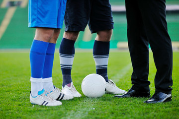 Fototapeta premium professional sport manager and coach