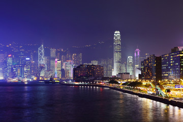 Obraz na płótnie Canvas Hong Kong at night