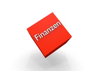 Würfel mit Aufschrift